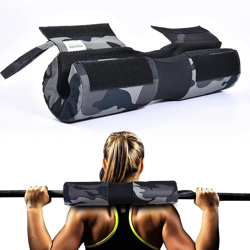 Barbell Squat Shoulder Pad Thick Bar Pad Hip Trust Pillow Foam Protection Bar Bodybuilding Sponge for Dumbbells Hip Training