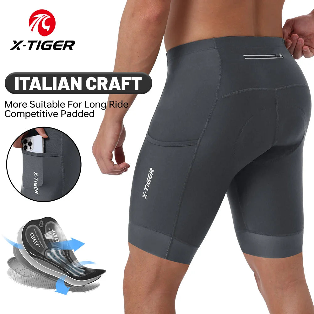 X-TIGER RideCore™ | Men's 5D Cycling Shorts