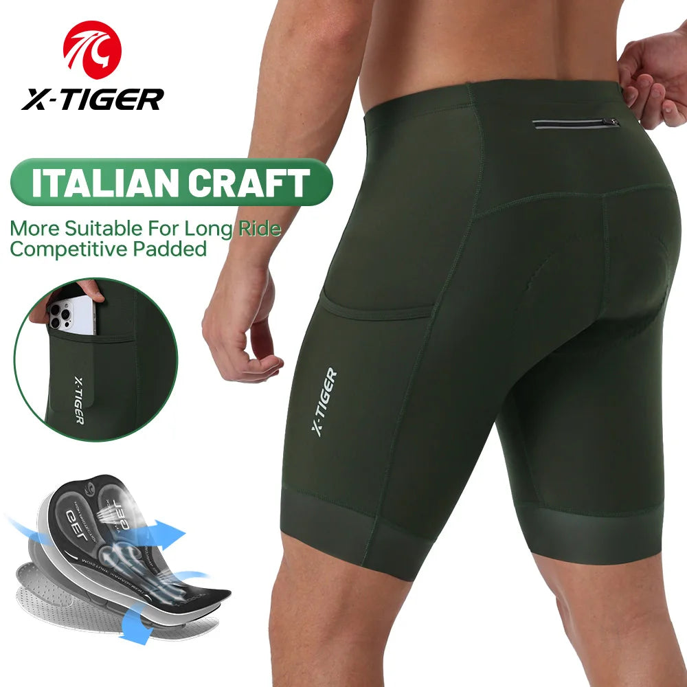 X-TIGER RideCore™ | Men's 5D Cycling Shorts