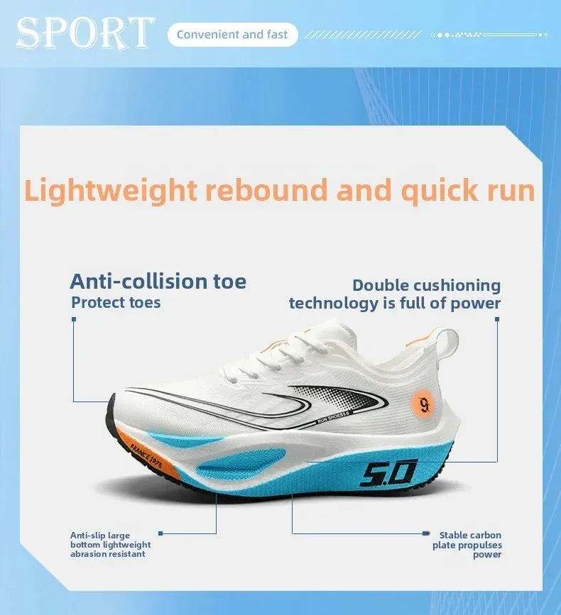 Unisex  Full Carbon Plate Sports Sneakers