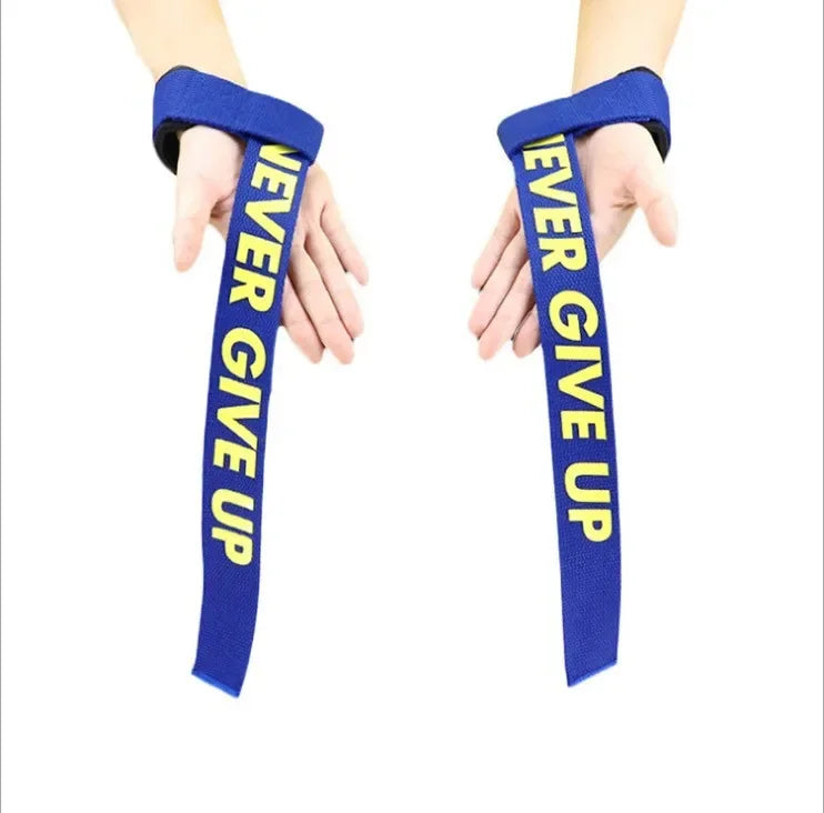 1 Pair Weight Lifting Strap Anti Slip Deadlift Strap Heavylifting Bodybuilding Powerlifting Wrist Support Booster Belt Grip Band