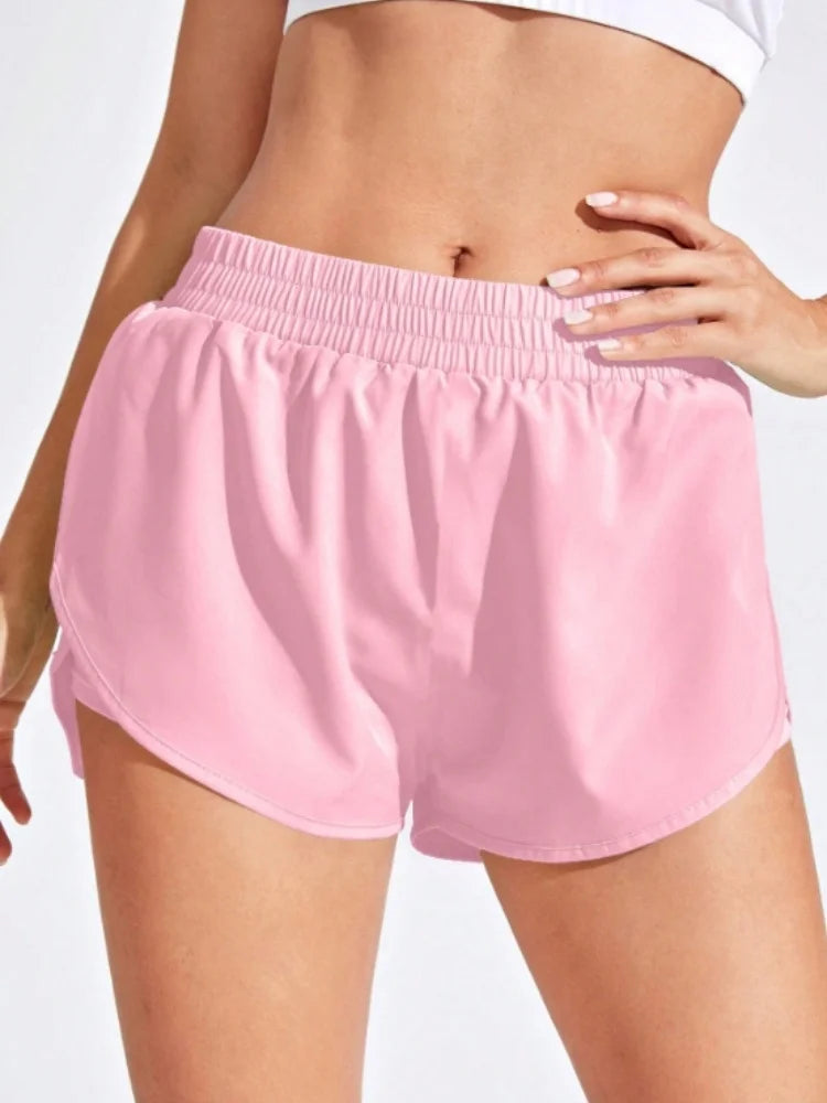 Yoga Shorts Women Fitness Elastic Running Workout Short Leggings For Ladies Gym Sport Shorts Fitness Sportwear