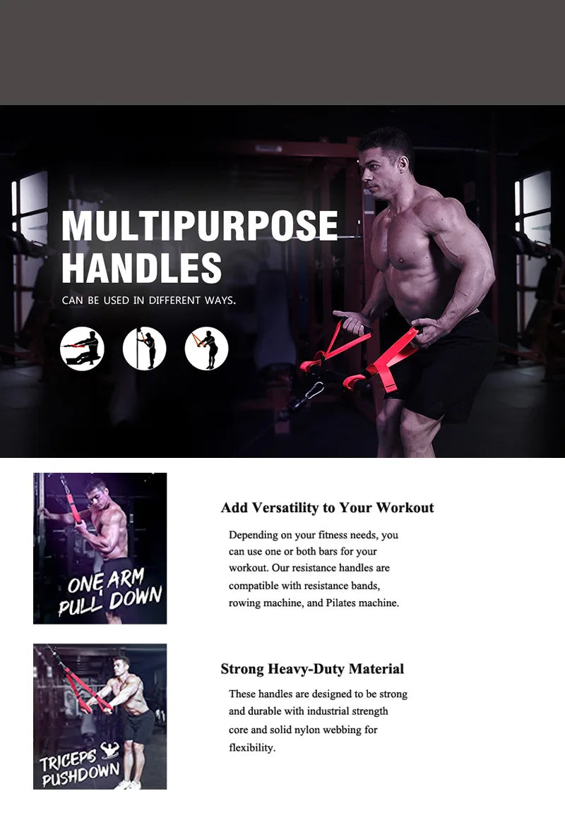 Tricep Rope Push Pull Down Cord For Bodybuilding Exercise Gym Workout for Home or Gym Use Fitness Exercise Body Equipment