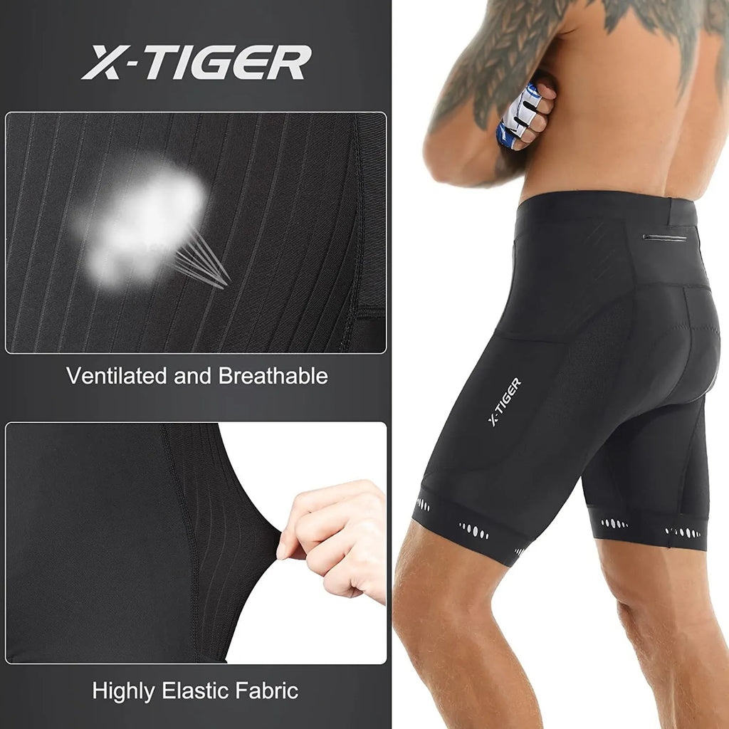 X-TIGER RideCore™ | Men's 5D Cycling Shorts