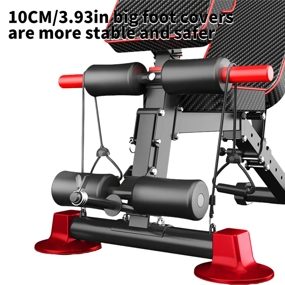 Foldable Bodybuilding Bench with 7 Adjustable Positions Multifunctional Loading 350kg,Dumbbell Bench for Home Training Fitness