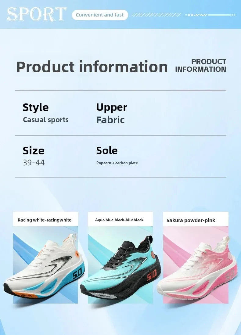 Unisex  Full Carbon Plate Sports Sneakers