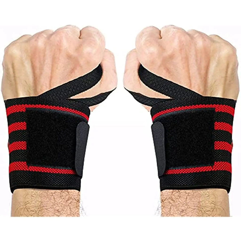 Weight Lifting Wristband Elastic Breathable Wrist Wraps Bandage Gym Fitness Weightlifting Powerlifting Wrist Brace Support Strap