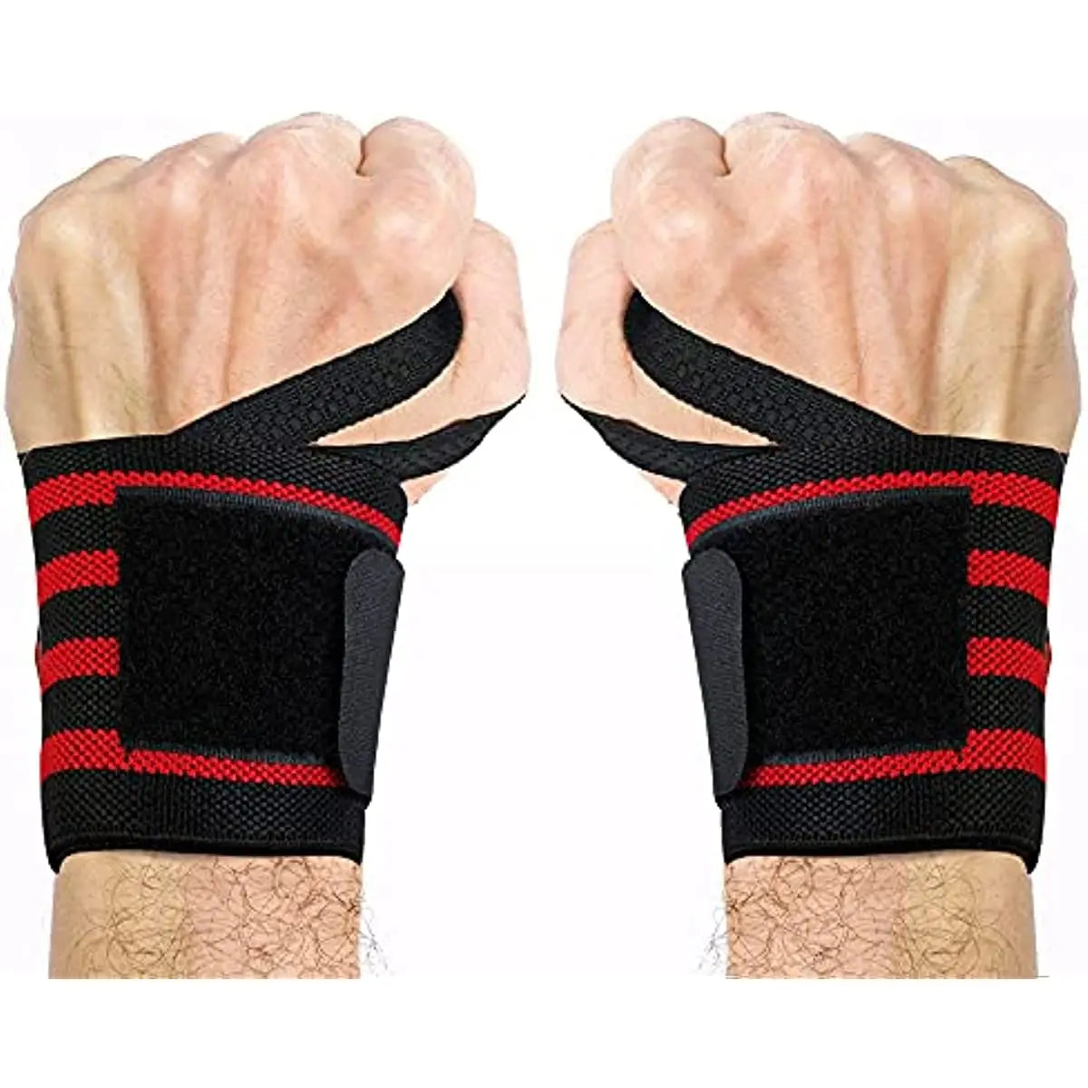 Weight Lifting Wristband Elastic Breathable Wrist Wraps Bandage Gym Fitness Weightlifting Powerlifting Wrist Brace Support Strap