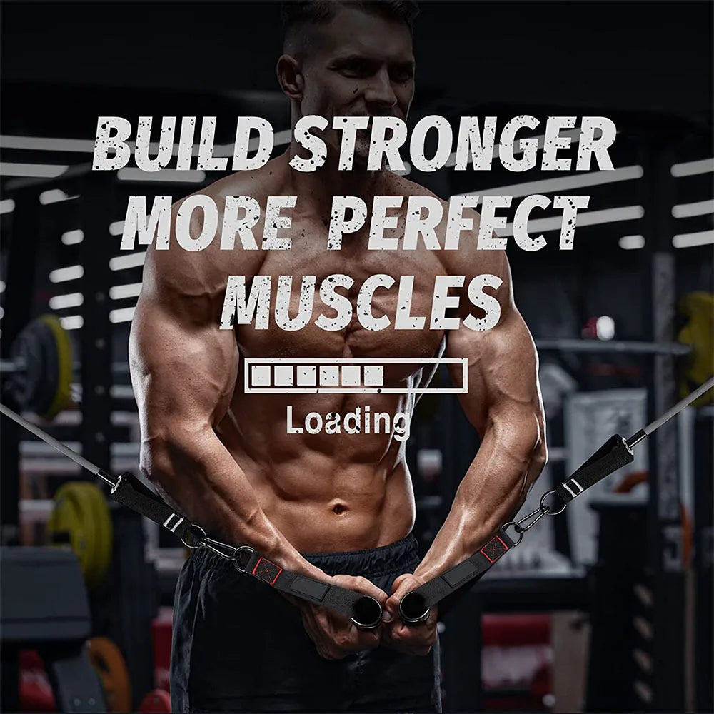 Tricep Rope Push Pull Down Cord For Bodybuilding Exercise Gym Workout for Home or Gym Use Fitness Exercise Body Equipment