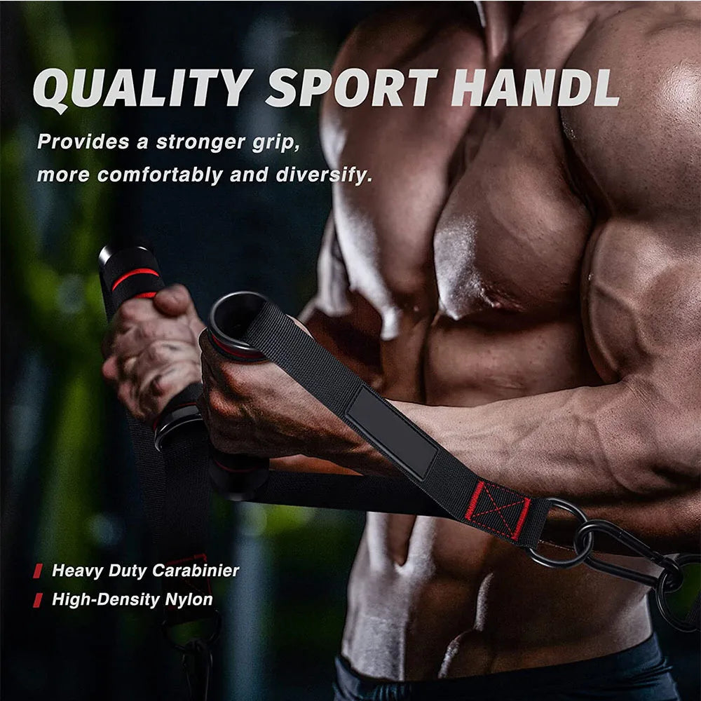 Tricep Rope Push Pull Down Cord For Bodybuilding Exercise Gym Workout for Home or Gym Use Fitness Exercise Body Equipment
