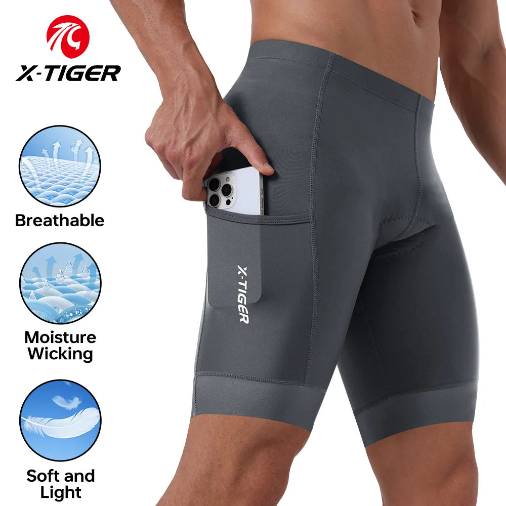 X-TIGER RideCore™ | Men's 5D Cycling Shorts