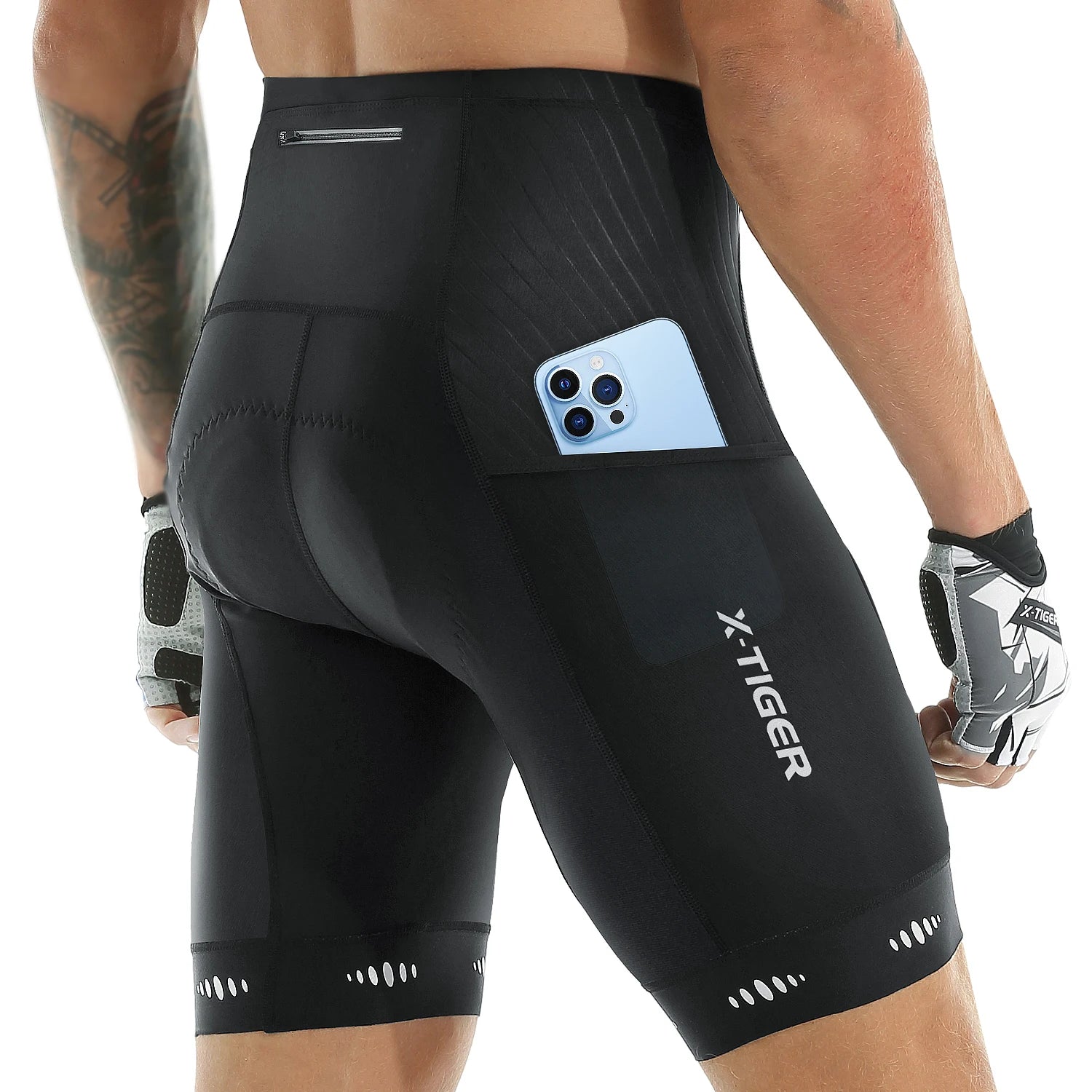X-TIGER RideCore™ | Men's 5D Cycling Shorts