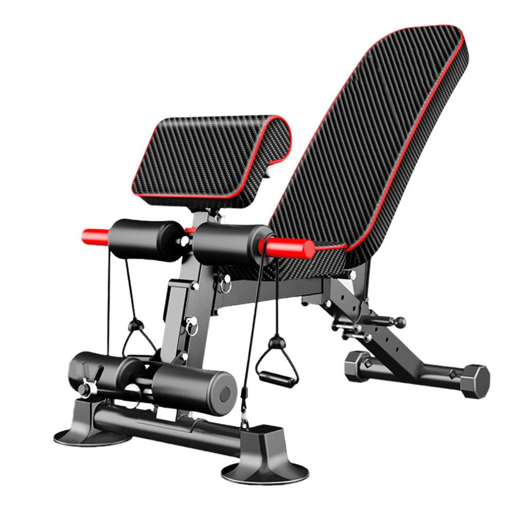 Foldable Bodybuilding Bench with 7 Adjustable Positions Multifunctional Loading 350kg,Dumbbell Bench for Home Training Fitness