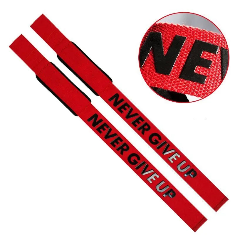 1 Pair Weight Lifting Strap Anti Slip Deadlift Strap Heavylifting Bodybuilding Powerlifting Wrist Support Booster Belt Grip Band