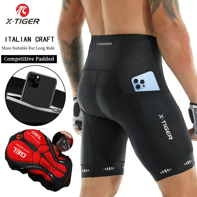 X-TIGER RideCore™ | Men's 5D Cycling Shorts