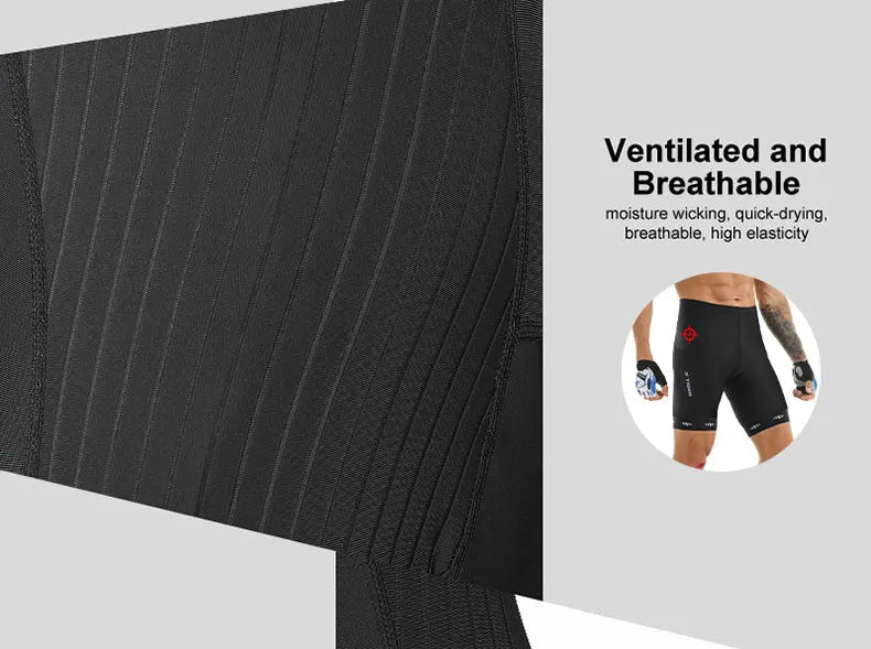X-TIGER RideCore™ | Men's 5D Cycling Shorts