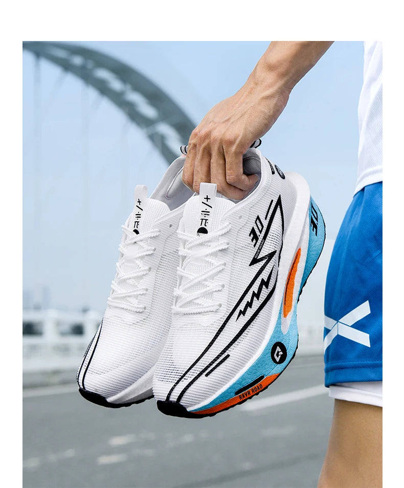 Men Sneakers Mesh Comfort Tennis Shoes 2025 Men's Running Carbon Board 3.0 Cushion Sports Training Jogging Speciality Jog Shoes